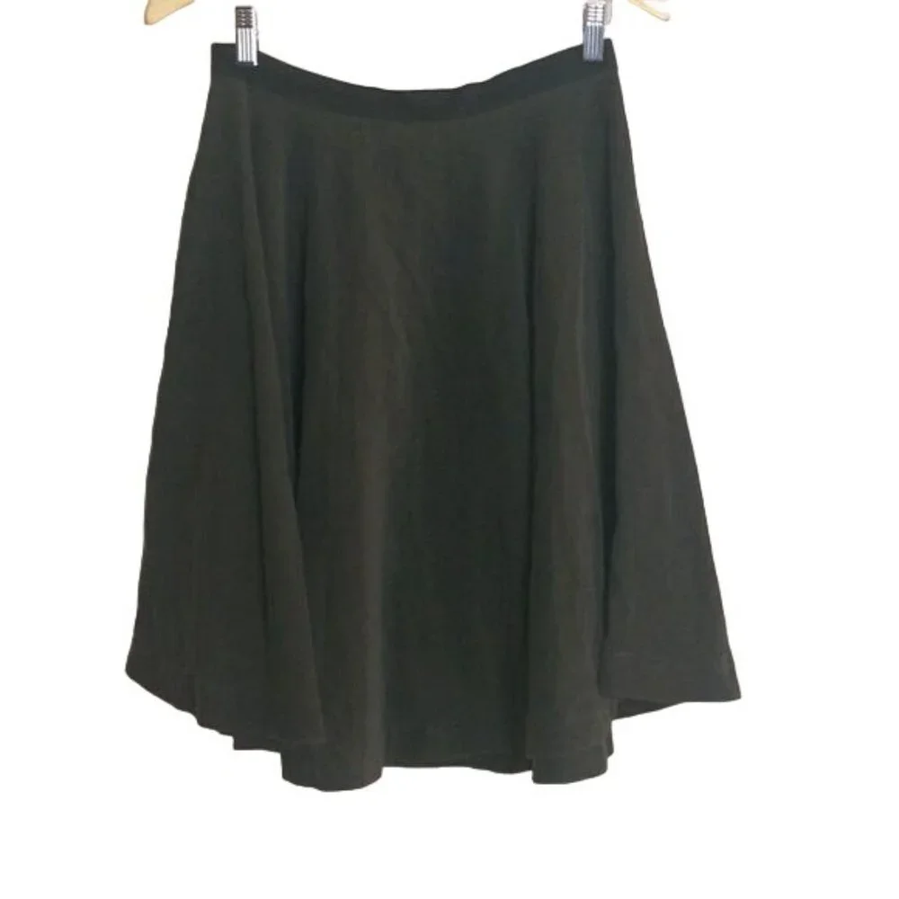 Free People Brown Corduroy Embroidered Skirt Size 2 - Picture 5 of 9